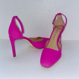 Gianni Bini Passero Pump in Dance Pink. Size 7.5 M, 4” heel.